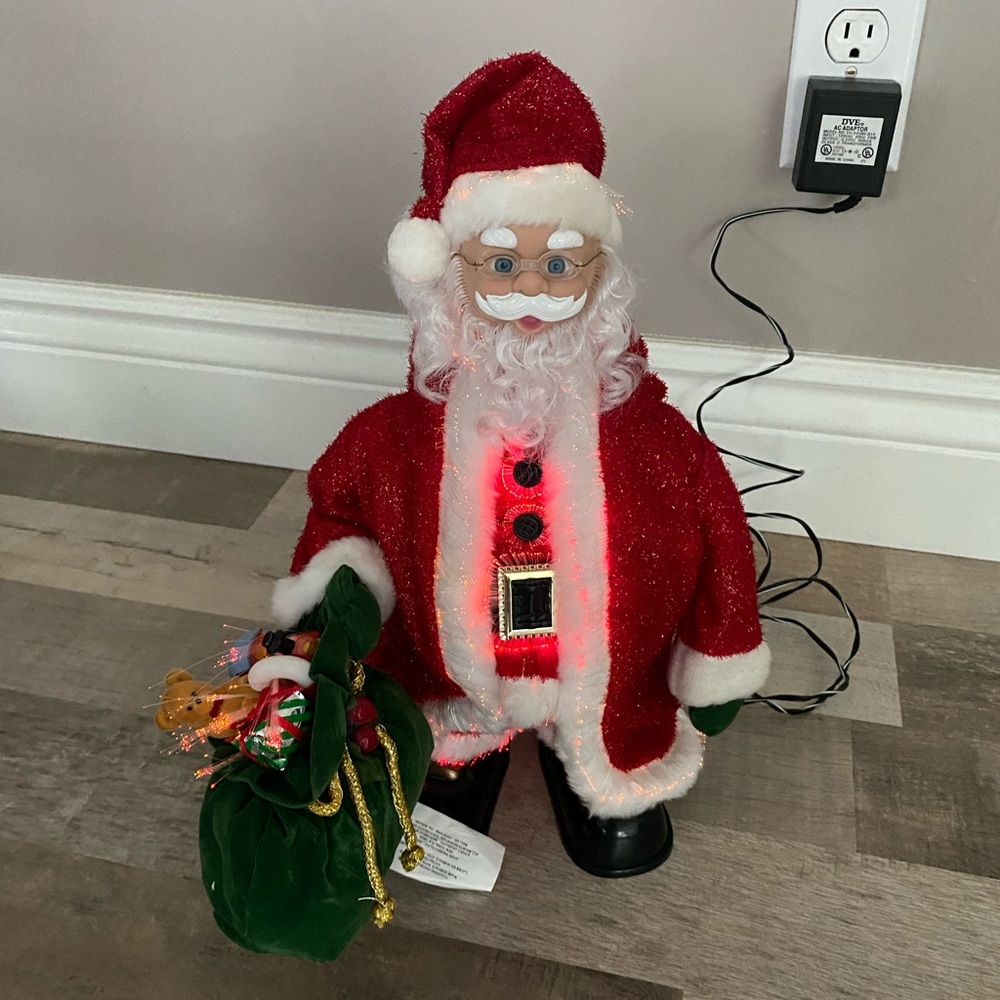 2004 Avon Dazzling Fiberoptic Santa